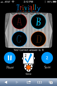 CrowdGame Trivially - Remote - Answer Page